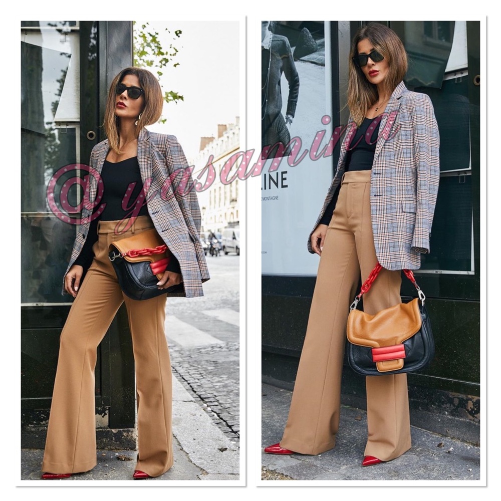 Last🔥Zara flare pants bloggers favorite - Picture 12 of 16